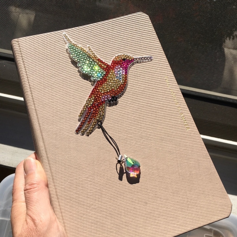 Diamond Art HUMMINGBIRD 05 Bookmark, Colorful, Sparkly, Bling - Picture 12 of 16